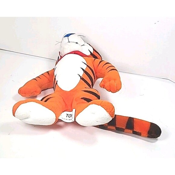 Vintage Tony the Tiger 14” Poseable Arms & Tail Plush Toy Frosted Flakes 1993 - Picture 5 of 7